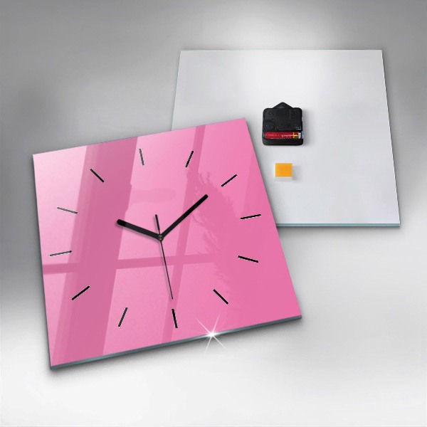 Orologio quadrato Rosa