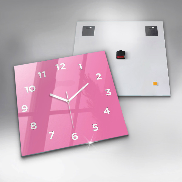 Orologio quadrato Rosa