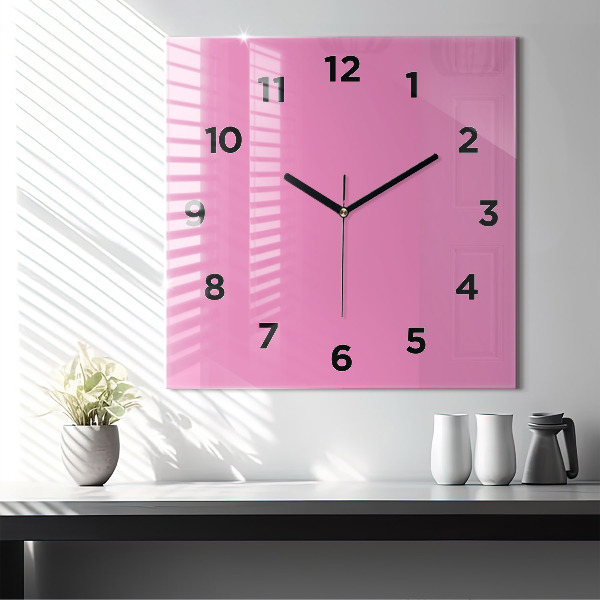 Orologio quadrato Rosa