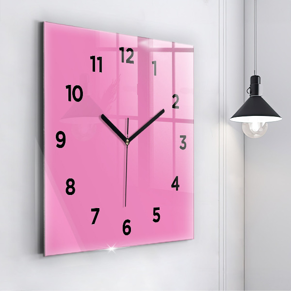 Orologio quadrato Rosa