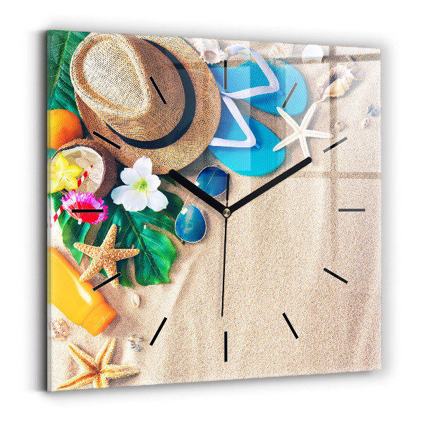 Orologio quadrato in vetro Accessori per le feste