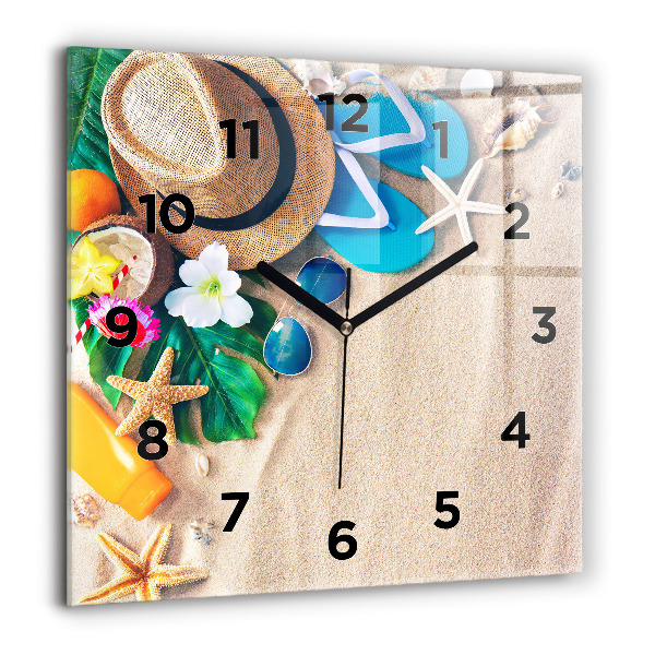 Orologio quadrato in vetro Accessori per le feste