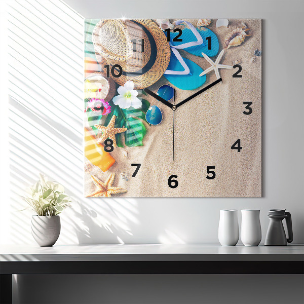 Orologio quadrato in vetro Accessori per le feste