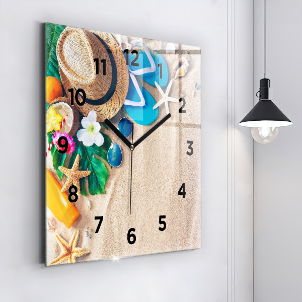 Orologio quadrato in vetro Accessori per le feste