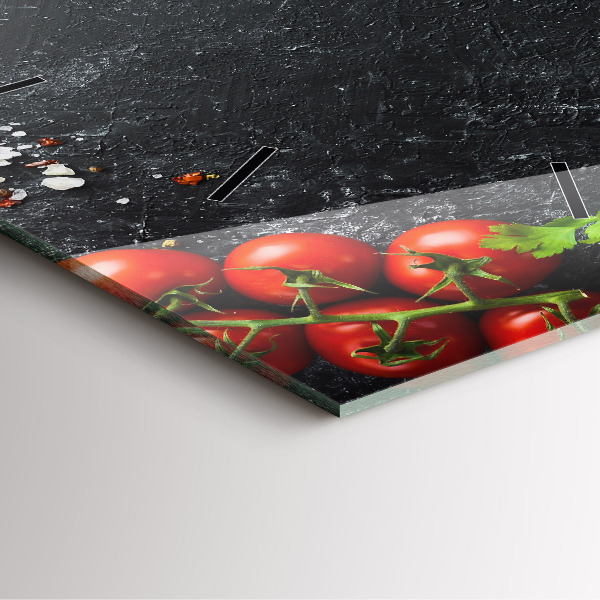 Orologio quadrato Le verdure in tavola