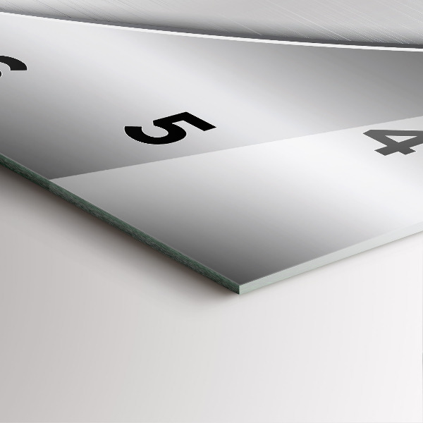 Orologio quadrato Modello argento