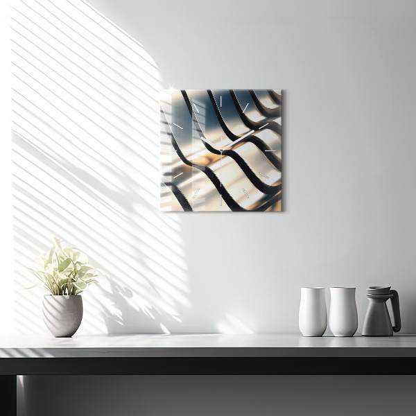 Orologio quadrato Modello argento