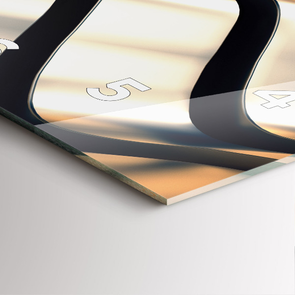 Orologio quadrato Modello argento