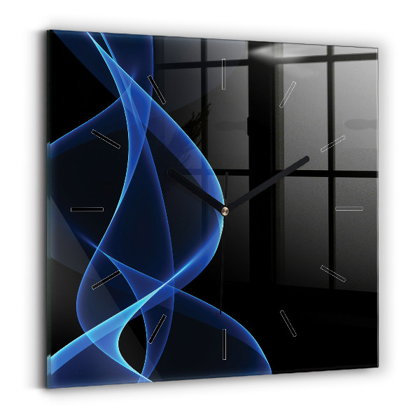 Orologio quadrato Linee blu