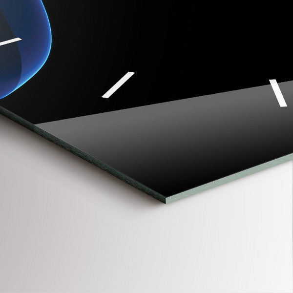 Orologio quadrato Linee blu