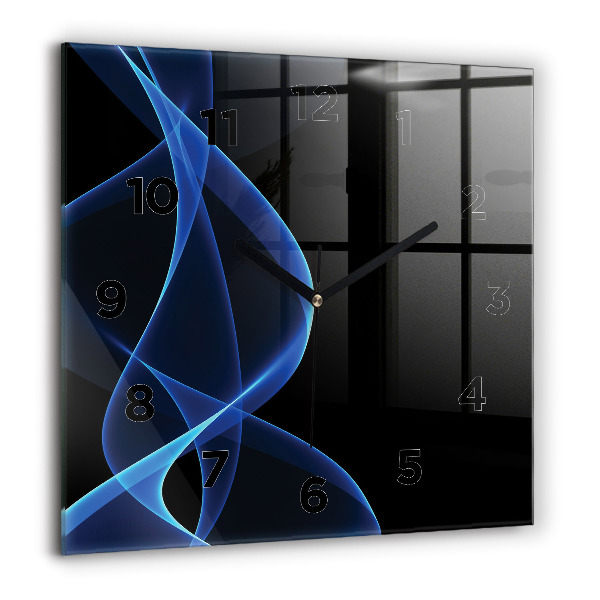 Orologio quadrato Linee blu