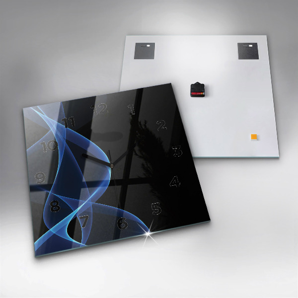 Orologio quadrato Linee blu