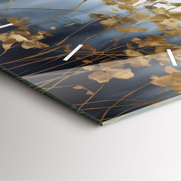 Orologio quadrato Fiori astratti