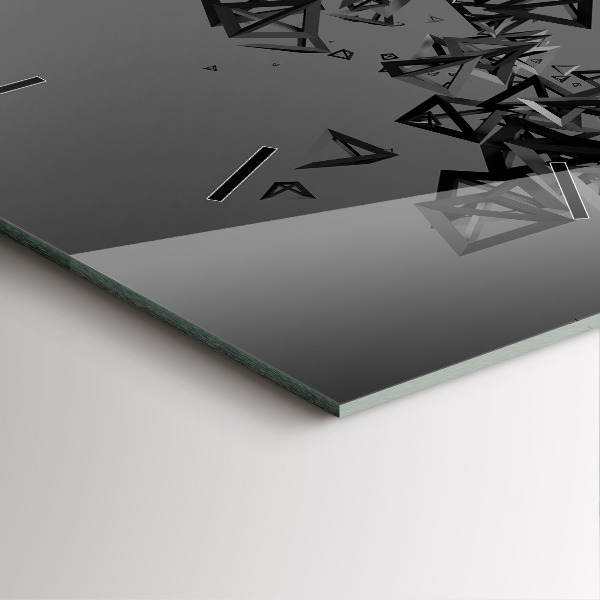 Orologio quadrato Astrazione oscura