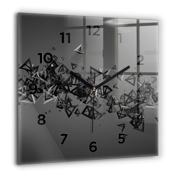 Orologio quadrato Astrazione oscura