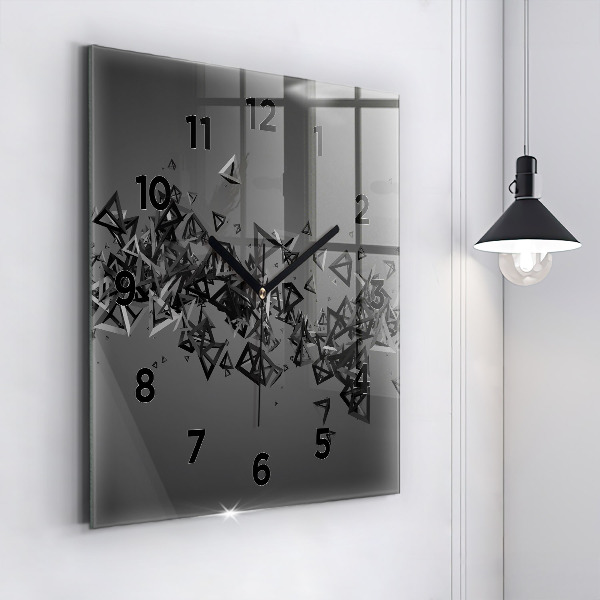 Orologio quadrato Astrazione oscura