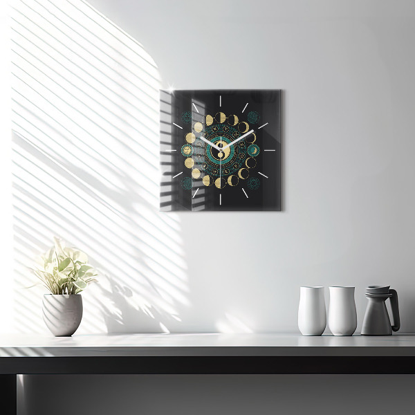 Orologio quadrato Fasi lunari