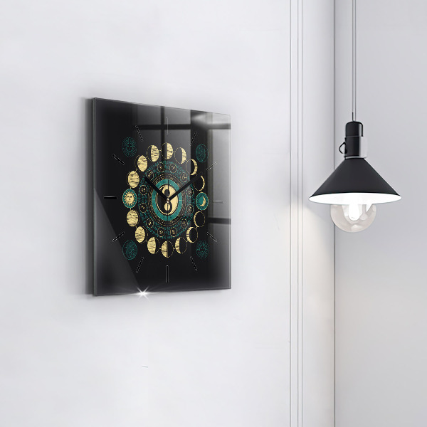 Orologio quadrato Fasi lunari