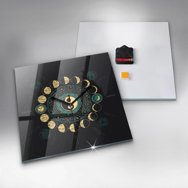 Orologio quadrato Fasi lunari
