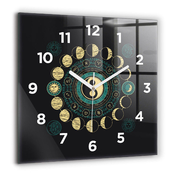 Orologio quadrato Fasi lunari