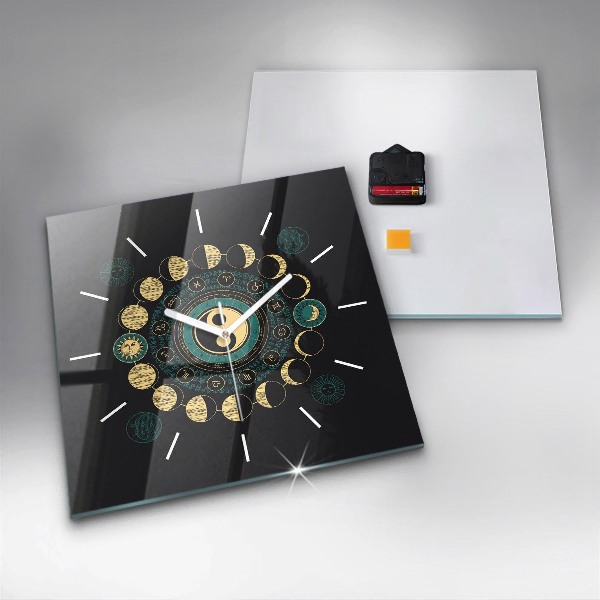 Orologio quadrato Fasi lunari