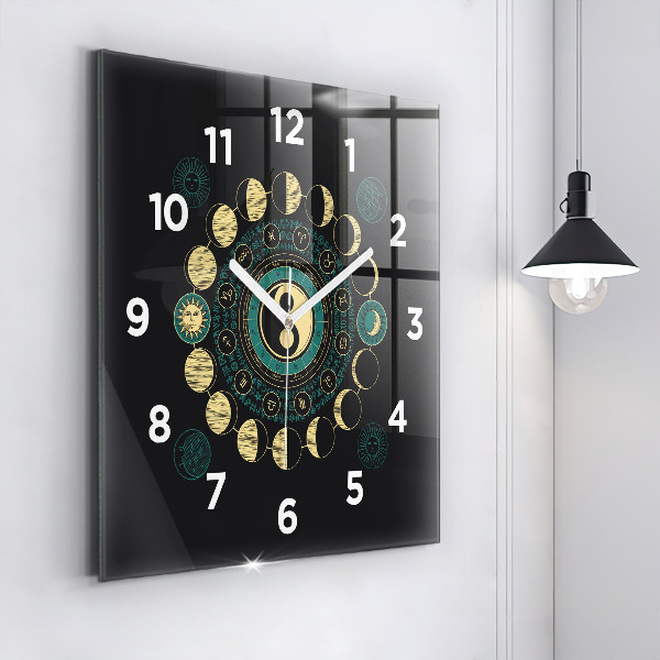 Orologio quadrato Fasi lunari