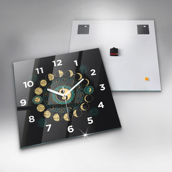 Orologio quadrato Fasi lunari