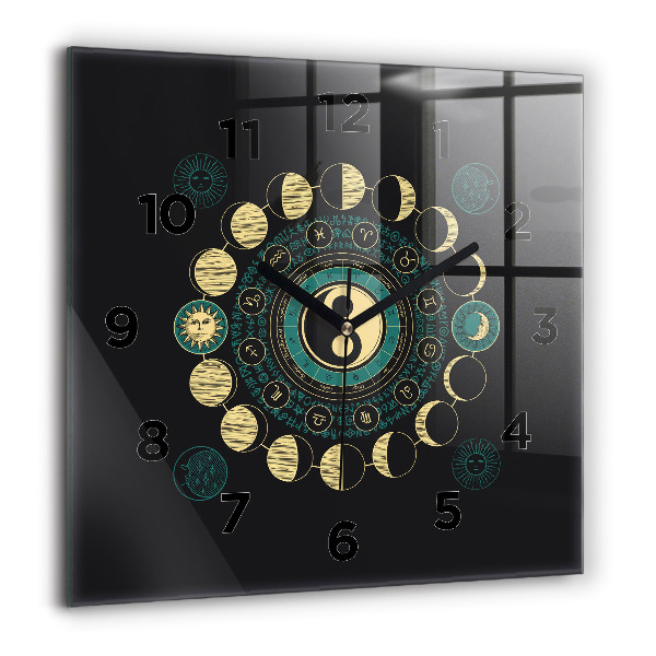 Orologio quadrato Fasi lunari