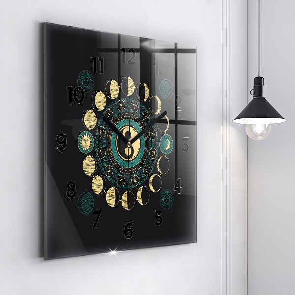 Orologio quadrato Fasi lunari