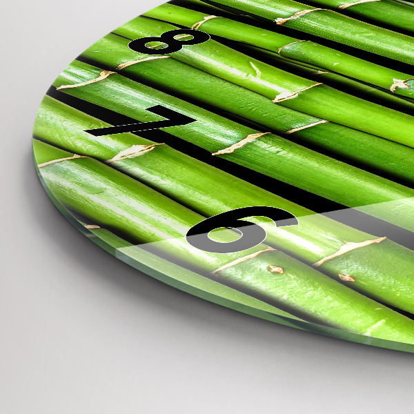 Orologio rotondo Bambù asiatico