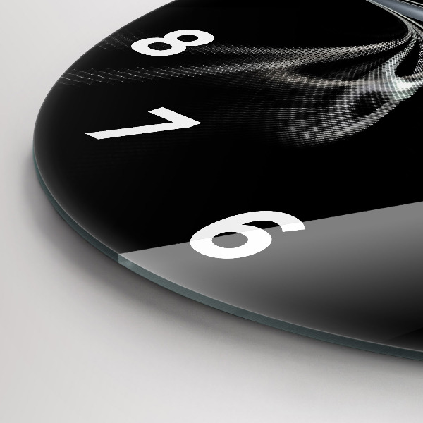 Orologio rotondo Fumo astratto