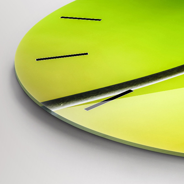 Orologio rotondo Fiori blu