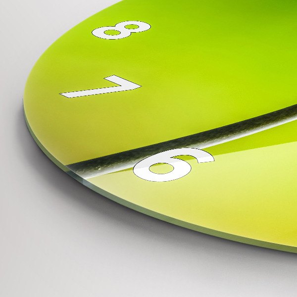 Orologio rotondo Fiori blu