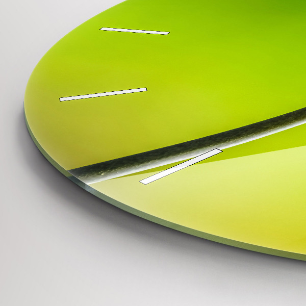 Orologio rotondo Fiori blu