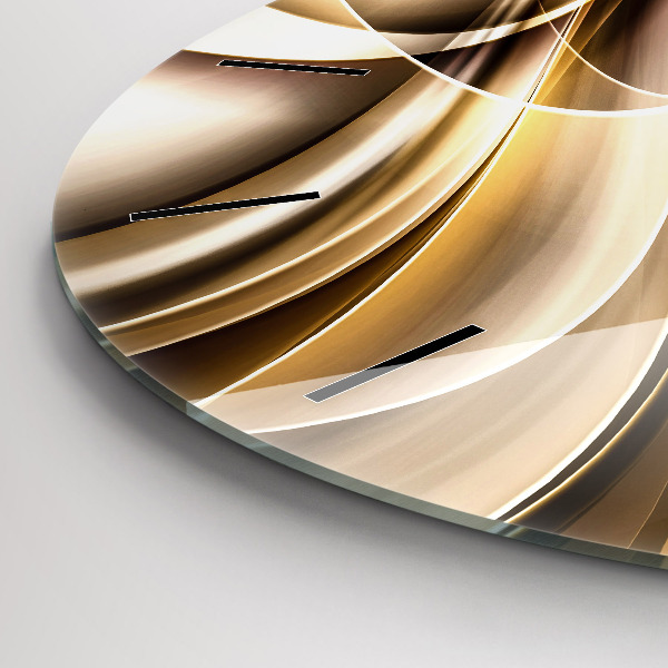 Orologio rotondo Onde di astrazione