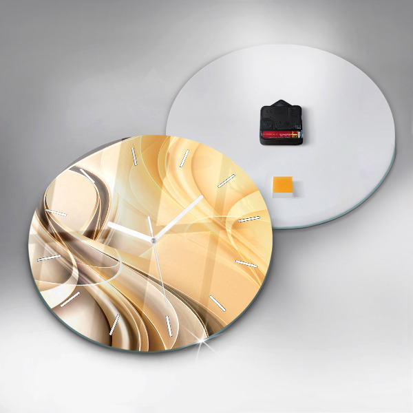 Orologio rotondo Onde di astrazione