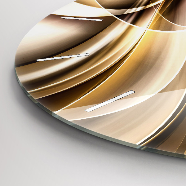 Orologio rotondo Onde di astrazione