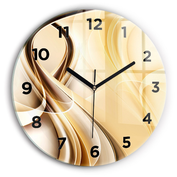 Orologio rotondo Onde di astrazione