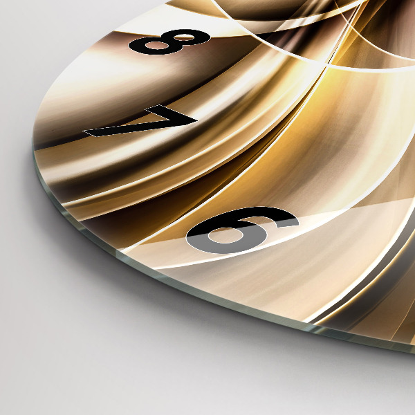 Orologio rotondo Onde di astrazione