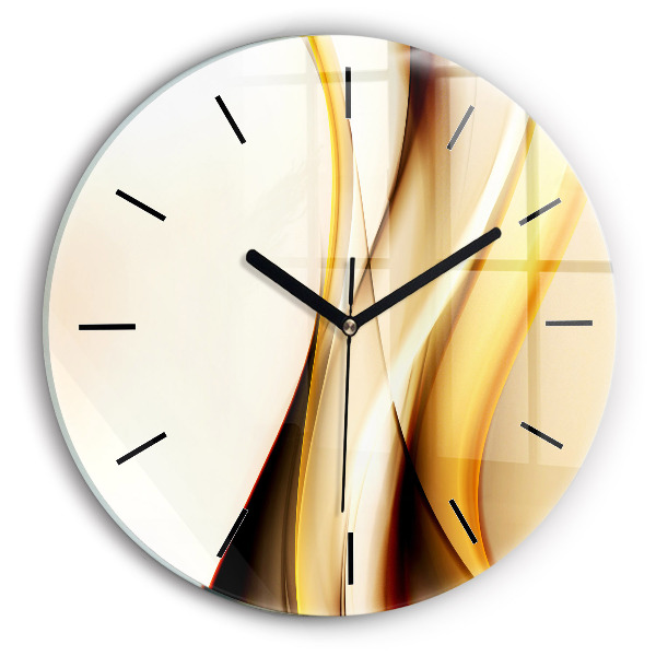 Orologio rotondo Onda astratta