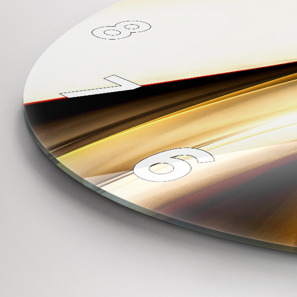 Orologio rotondo Onda astratta