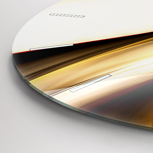 Orologio rotondo Onda astratta