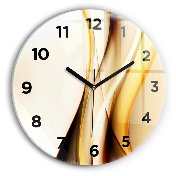 Orologio rotondo Onda astratta