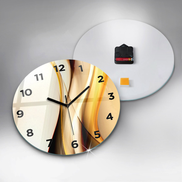 Orologio rotondo Onda astratta