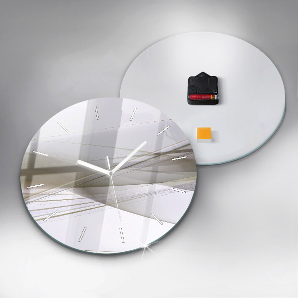 Orologio rotondo Astrazione luminosa
