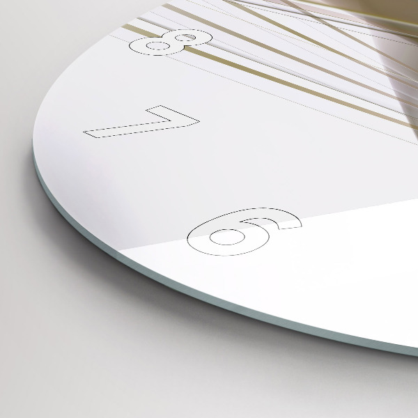 Orologio rotondo Astrazione luminosa