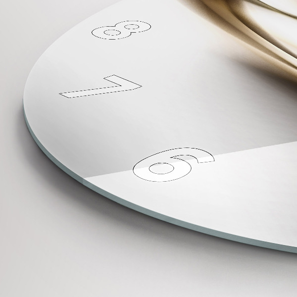 Orologio rotondo Linee astratte