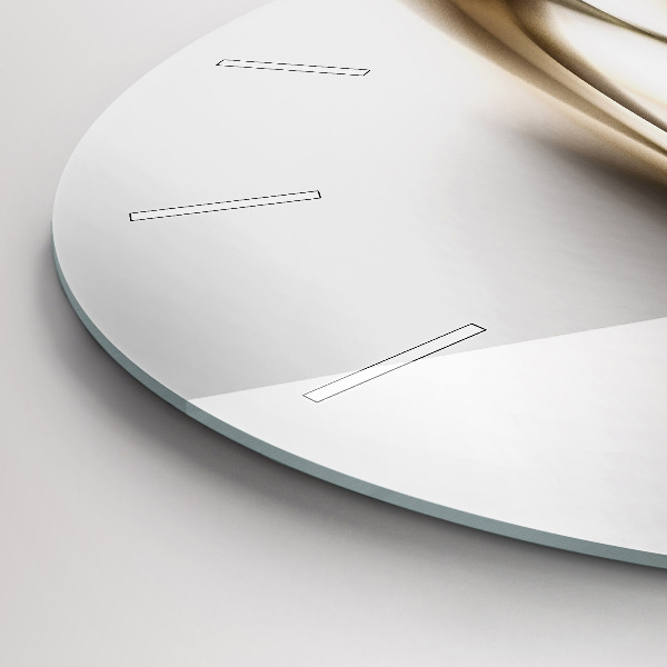 Orologio rotondo Linee astratte