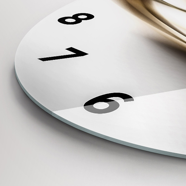 Orologio rotondo Linee astratte