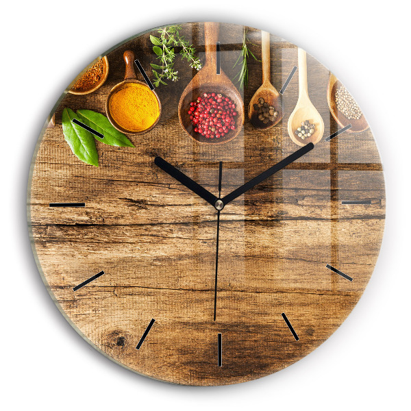 Orologio rotondo Cucchiai di spezie
